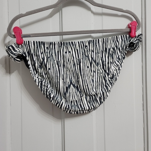 CACIQUE Zebra Print High Cut Bikini Bottom - Picture 3 of 4